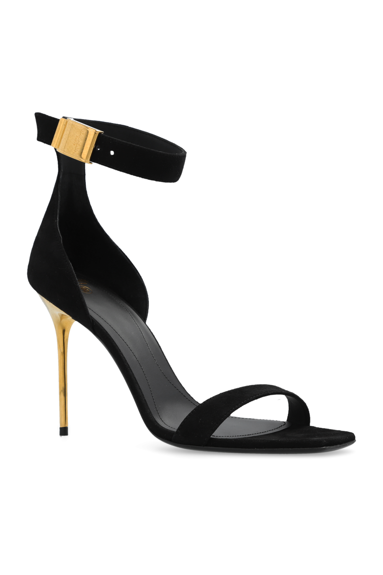 Black 'Uma' heeled sandals Balmain - SchaferandweinerShops